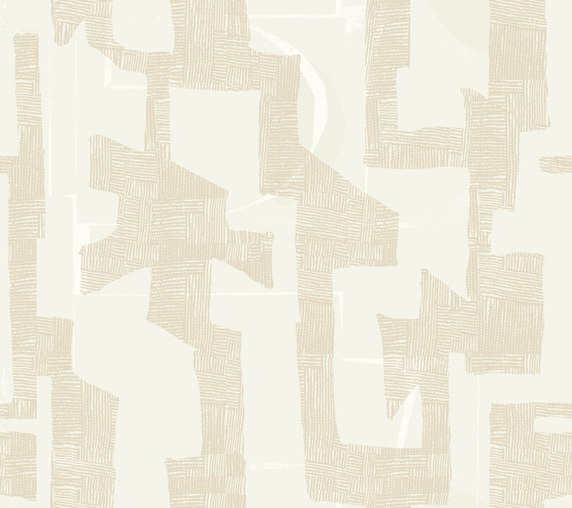 Tribe Caramel Cream Premium Peel + Stick Wallpaper