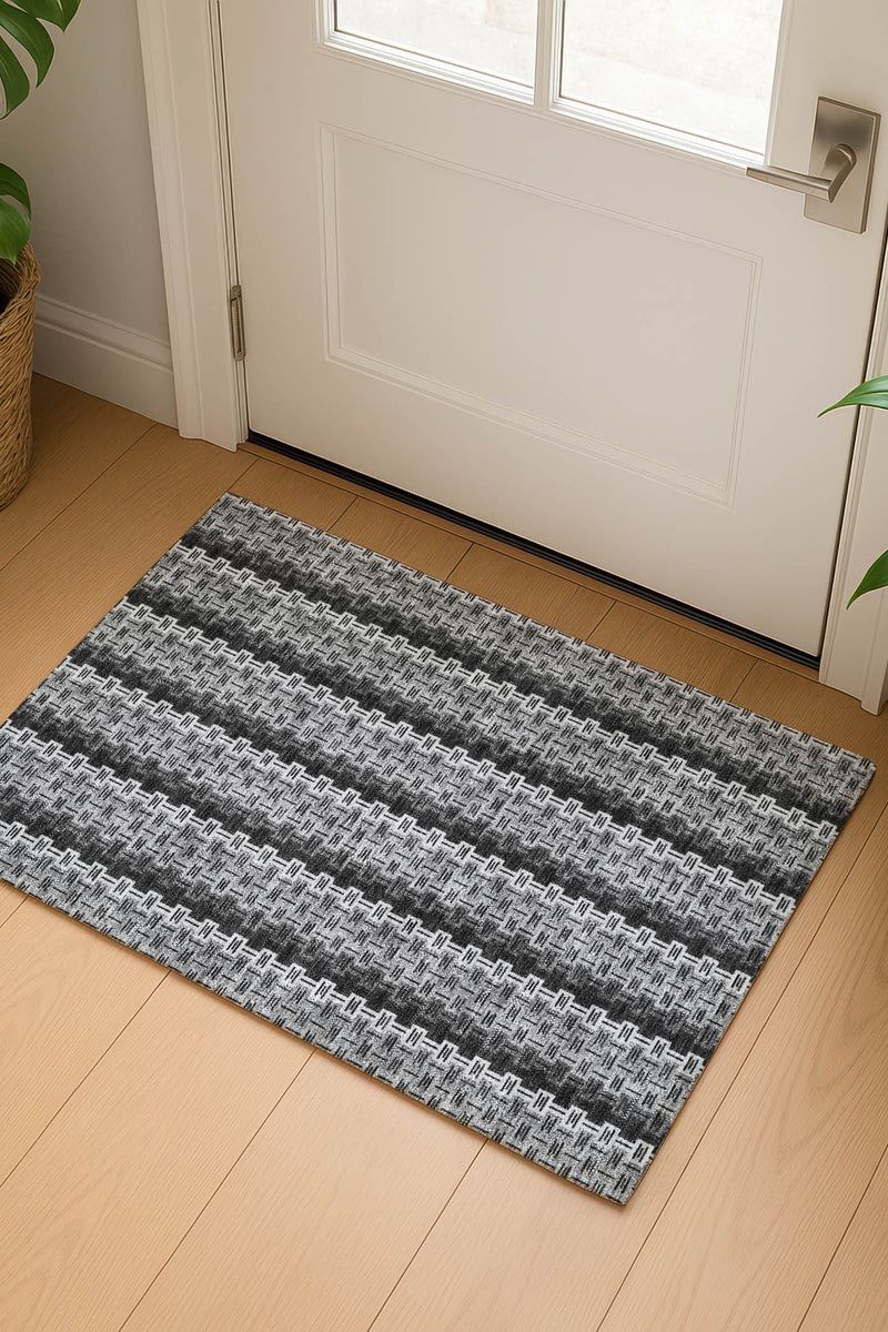 Kenner KN3 Black 9' x 12' Rug image number 2