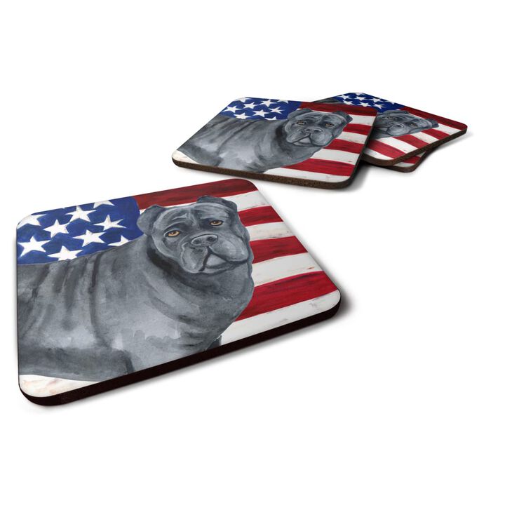 Caroline's Treasures Cane Corso Patriotic Decorative coasters, Multicolor