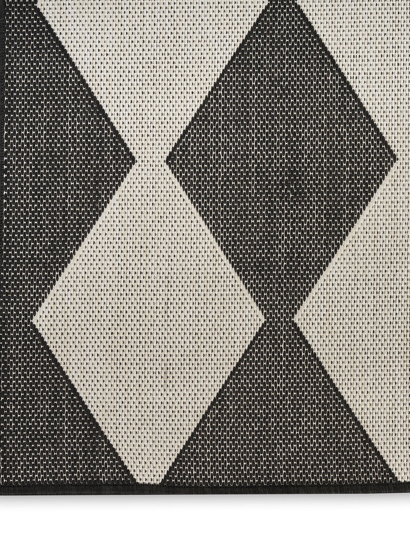 Positano POS04 Black 4' x 6' Rug