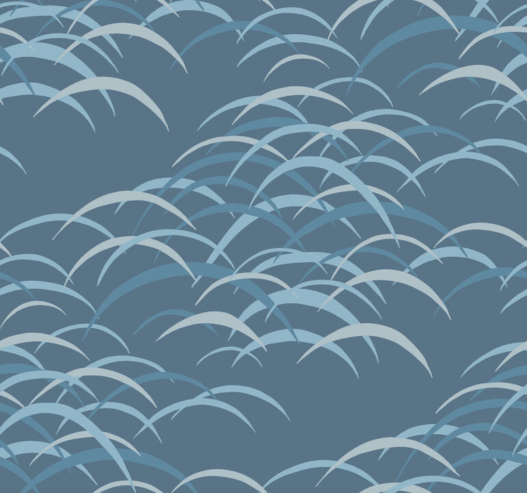 Kasia Dark Blue Abstract Wallpaper