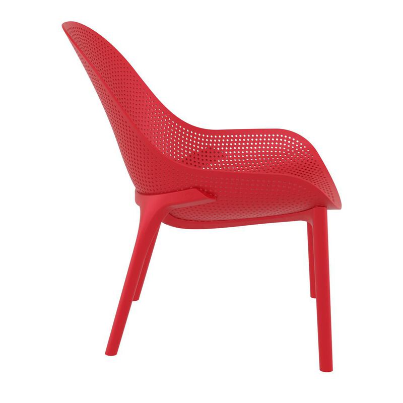 Belen Kox Lounge Chair, Set Of 2, Red, Belen Kox image number 6