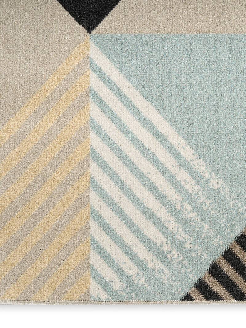 Washable Decor WSD10 Multicolor 6'7" x 9' Rug