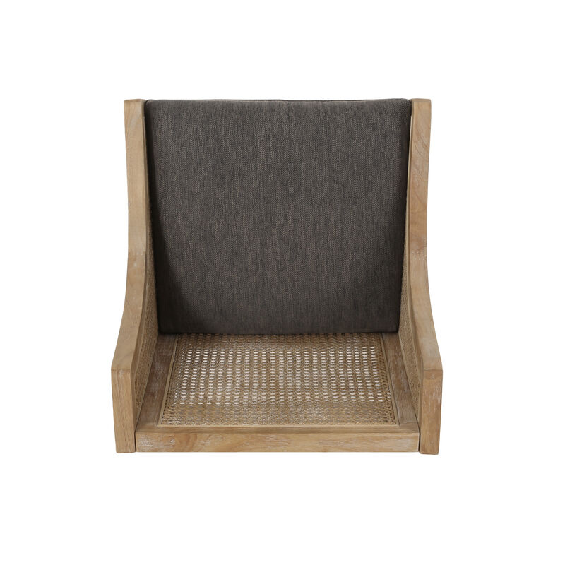 Christopher Knight Home Oneida Upholstered 25.5 inch Wood and Cane Counter Stools (Set of 2)