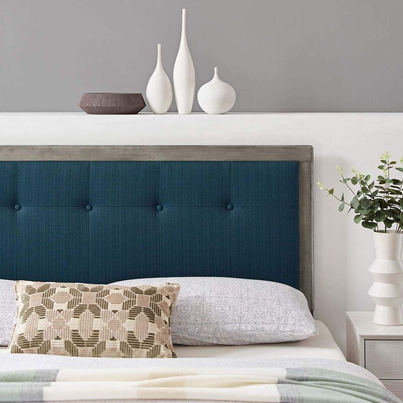 Modway - Draper Tufted King Fabric and Wood Headboard image number 8