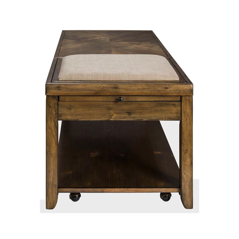 Liberty Furniture Mitchell Cocktail Table in Nutmeg image number 3