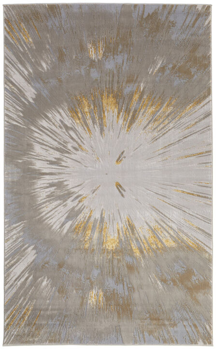 HomeRoots Abstract Area Rug