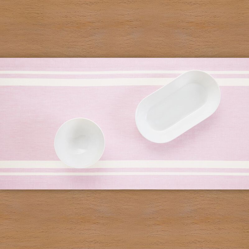 Linen Table Runner - French Stripe image number 2
