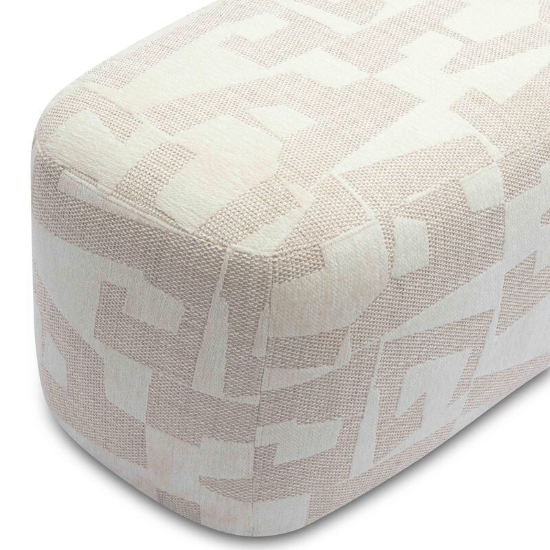 Graceland Cream Jacquard Bench image number 3