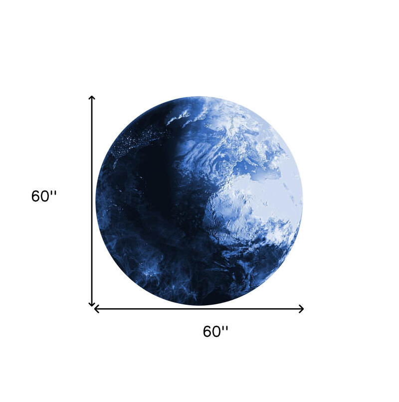 HomeRoots Earth Youthful Washable Round Rug image number 2