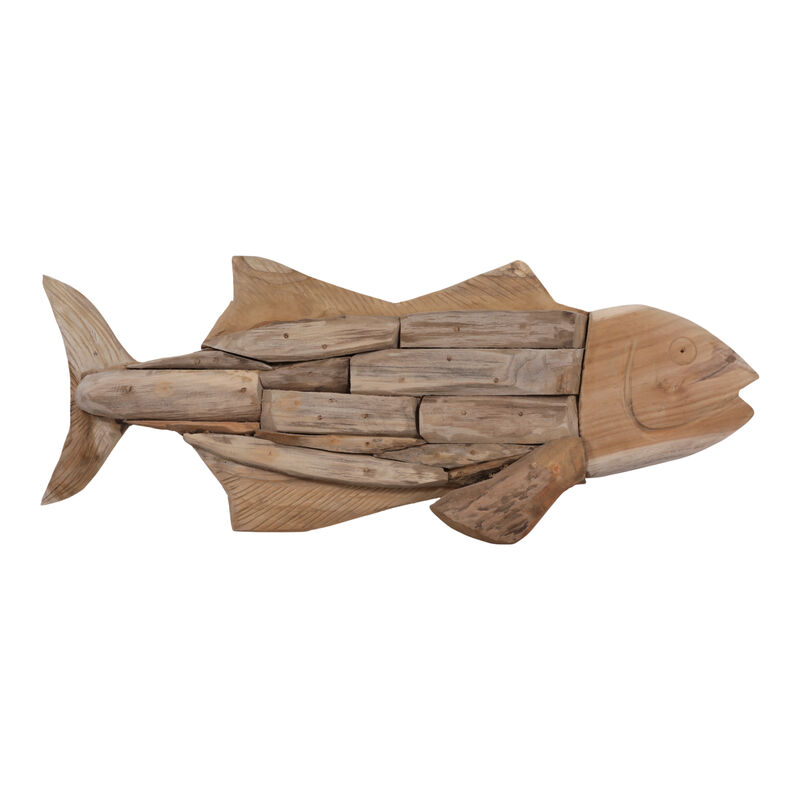 Gastonpark Teak Wood Fish image number 1