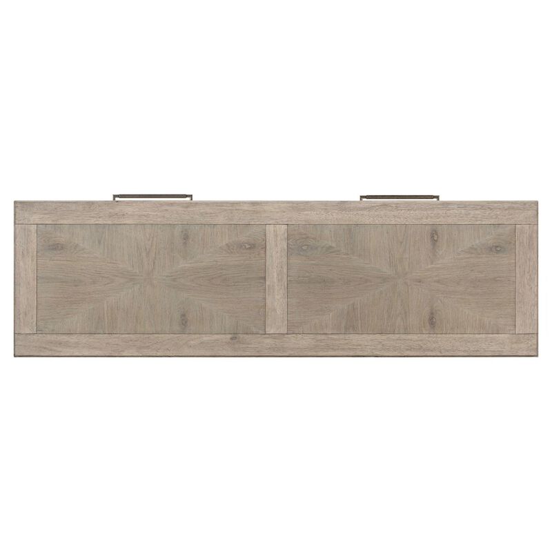 Liberty Furniture Sofa Table for Living Room Storage Traditional - Sanctuary White Oak Wood image number 5