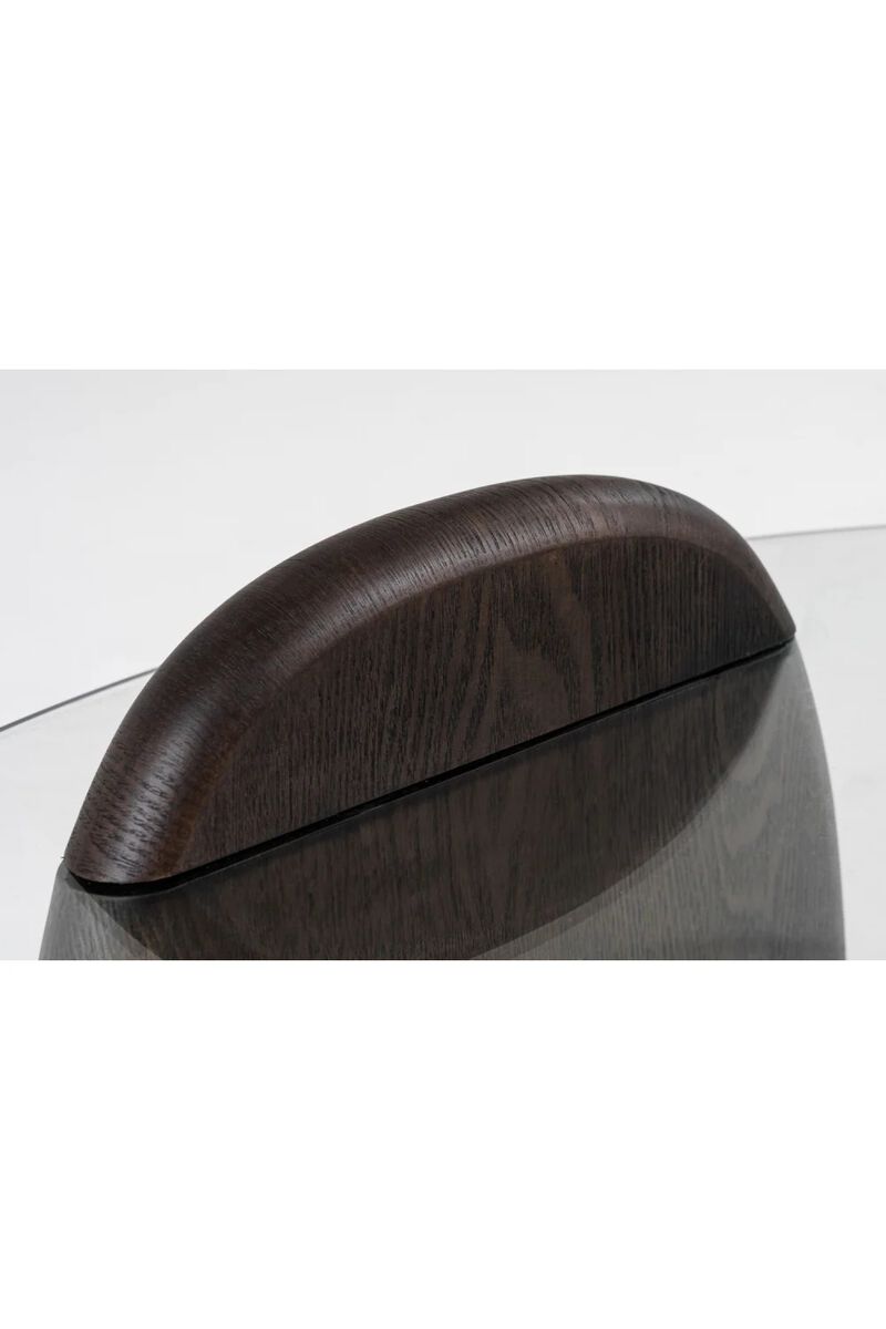 Solid Ash Glass Coffee Table | OROA Modern Buxton image number 4