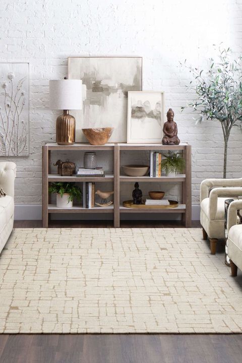 Forsyth Park Taylor Square Ivory 5'3" x 7'10" Rug