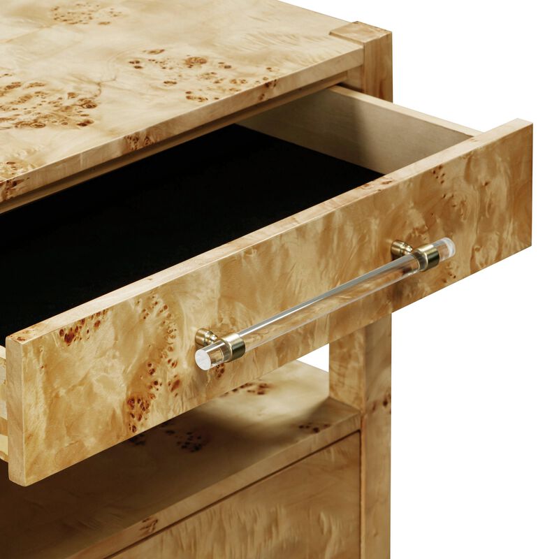 Brandyss Burl Nightstand