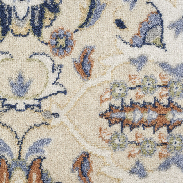 HomeRoots Floral Power Loom Area Rug