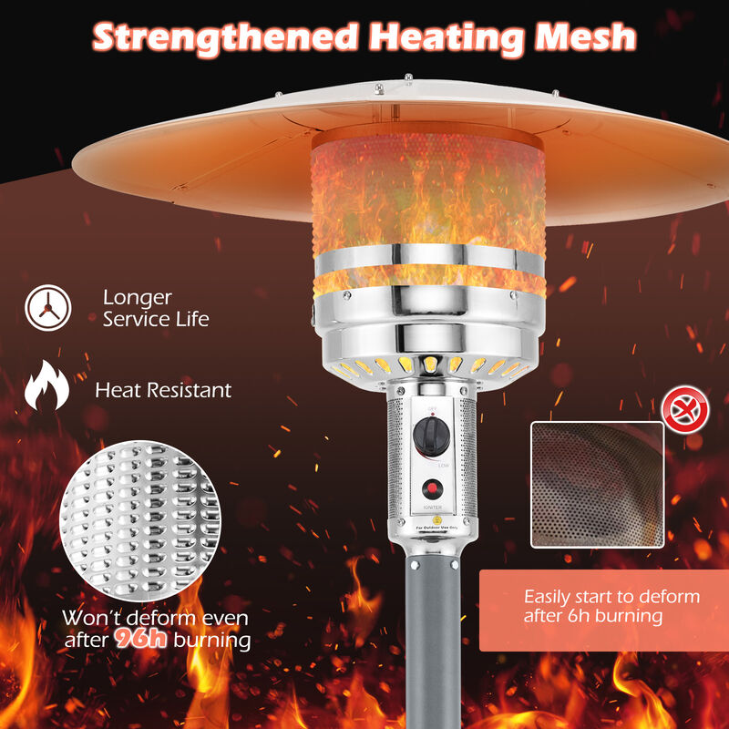 50000 BTU Propane Patio Heater with Round Table Design