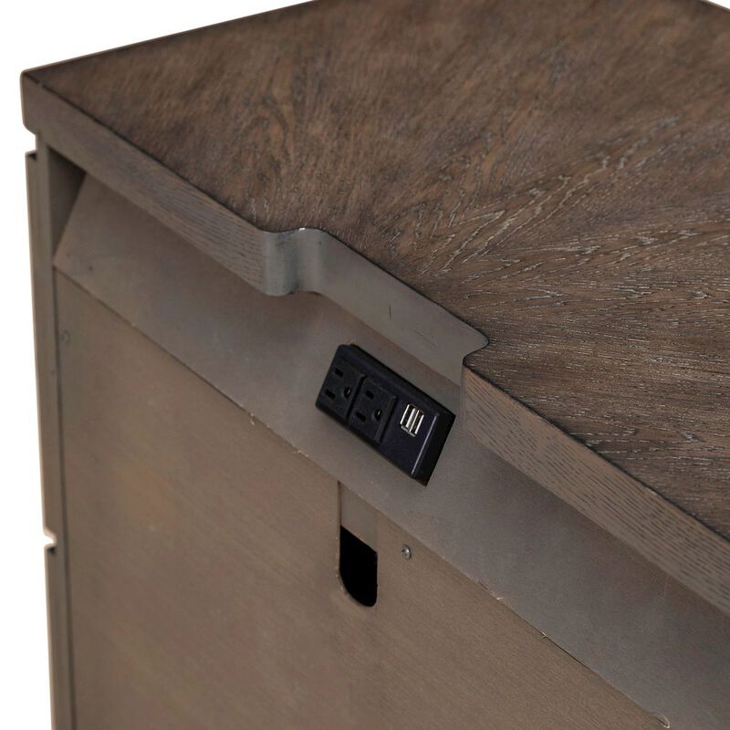 Liberty Furniture California King Panel Bed LED Touch Light, Dresser & Mirror, Chest, Night Stand image number 8