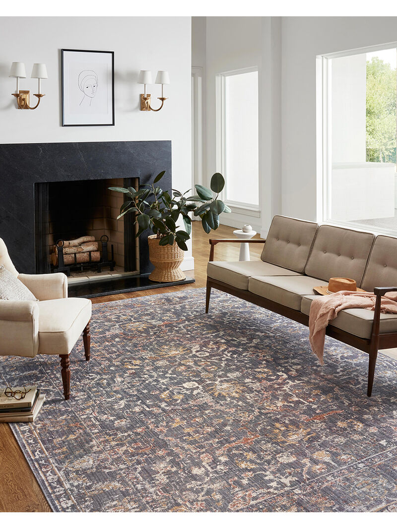 Rosemarie Graphite/Multi 9'0" x 12'0" Area Rug