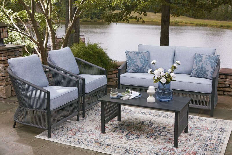 Bodega Island 4-Piece Outdoor Conversation Set image number 2
