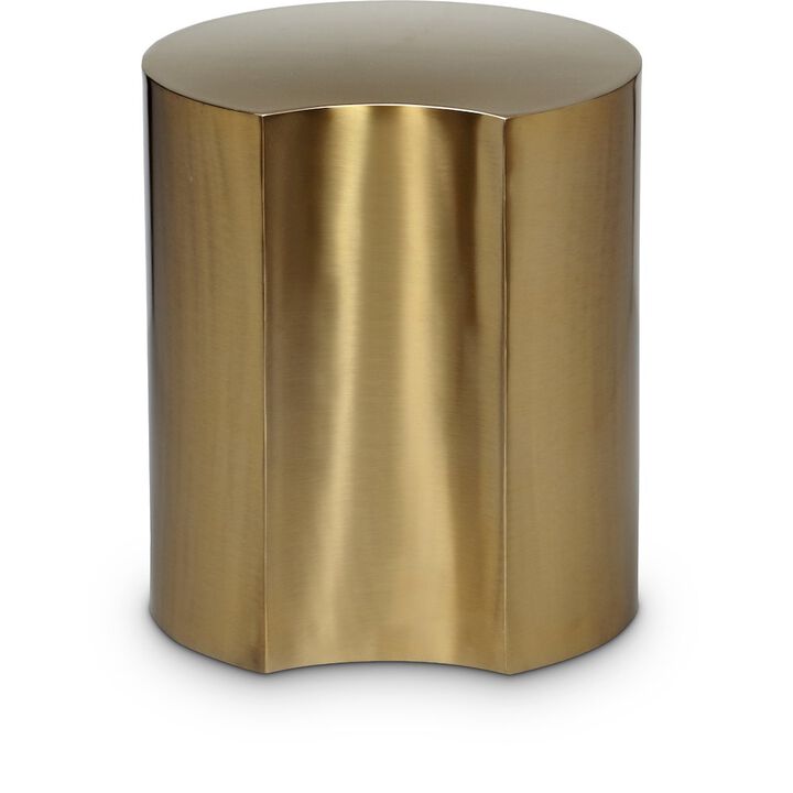 Meridian Furniture Dimple Gold End Table