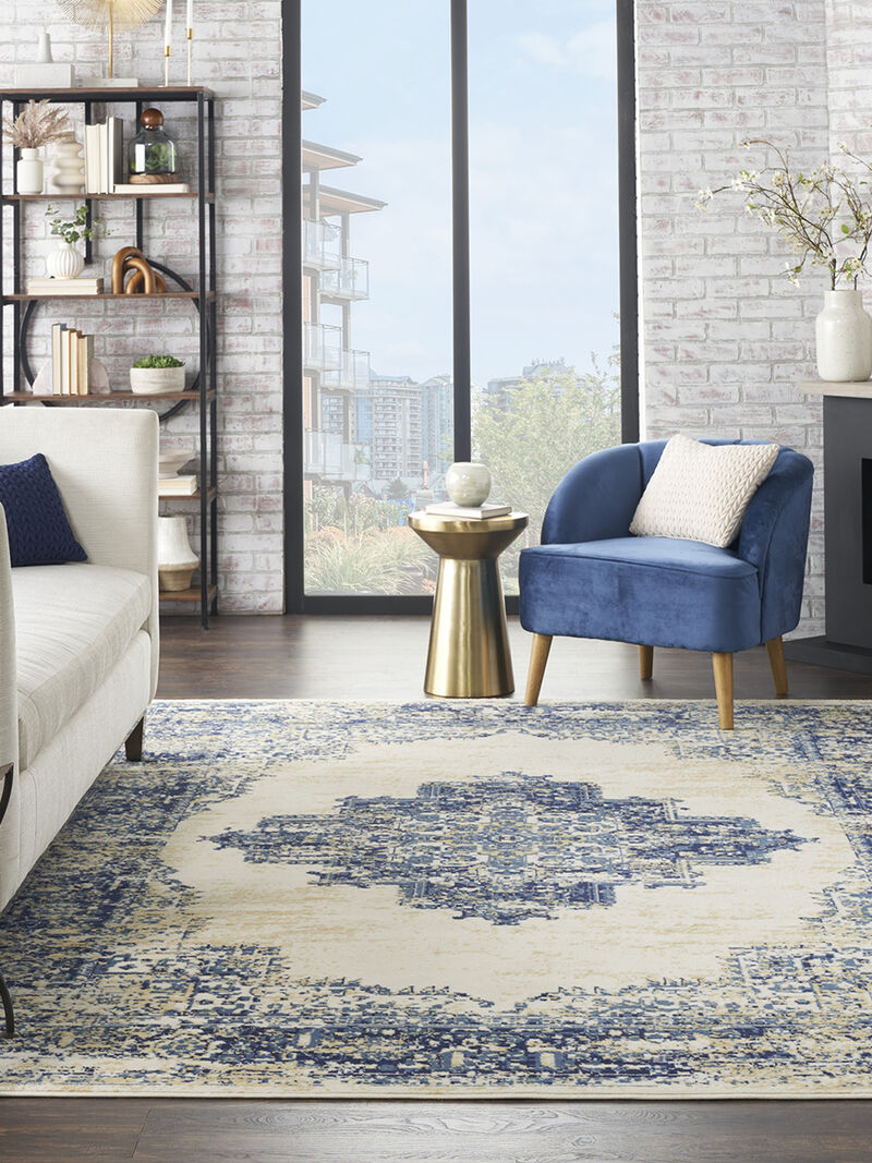 Grafix GRF14 White 7'10" x 9'10" Rug