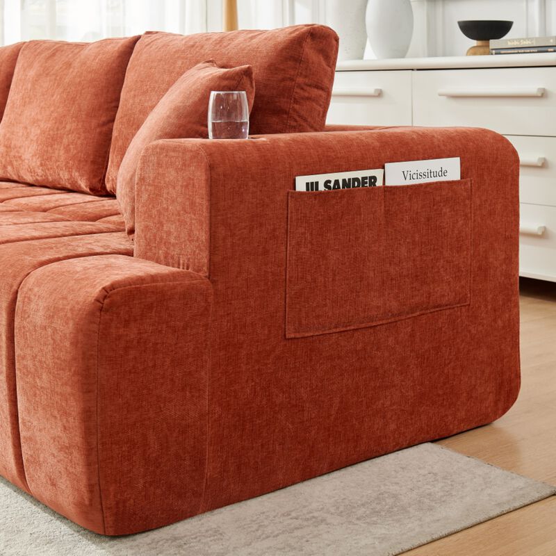 Jigipt L-Shaped Sectional Sofa image number 6