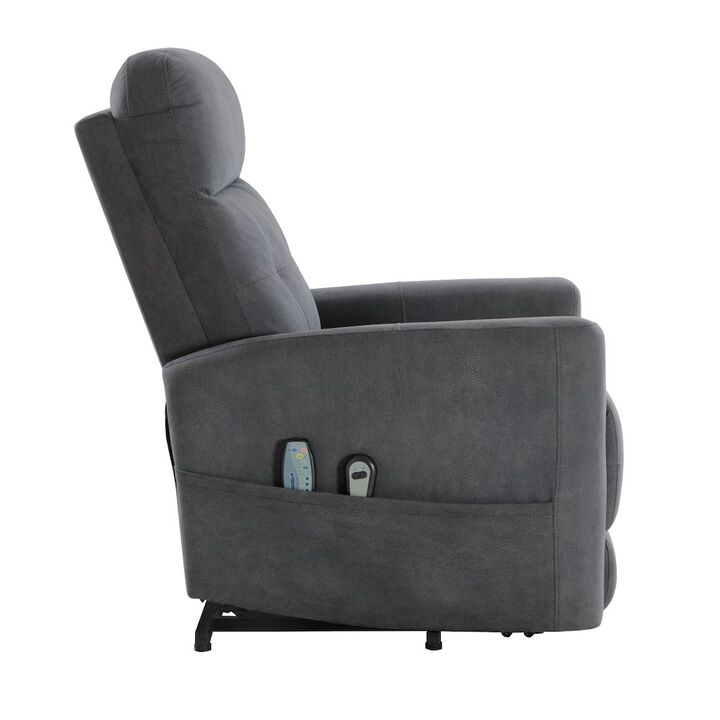 Lexicon Wichita Textured Fabric Power Lift Chair