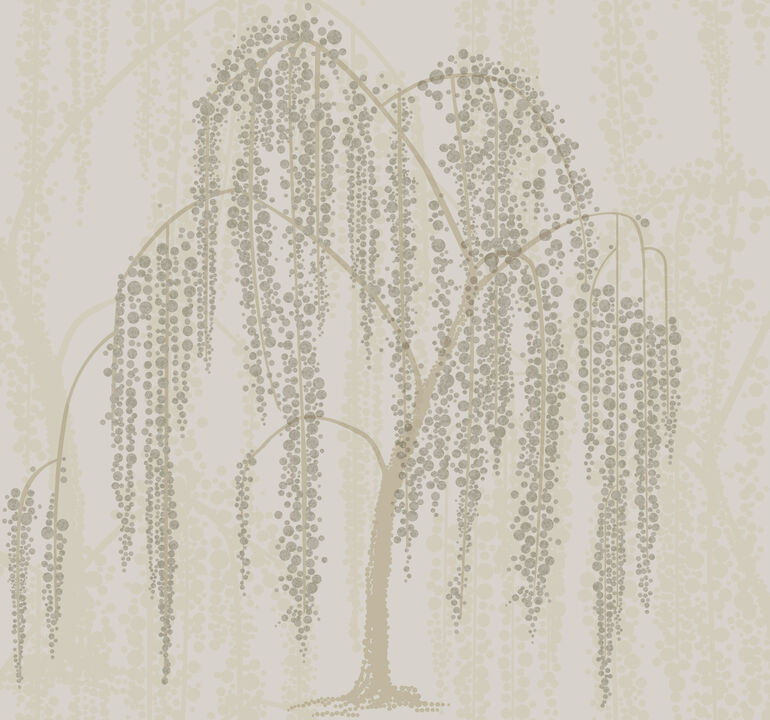 Willow Glow Light Taupe Wallpaper