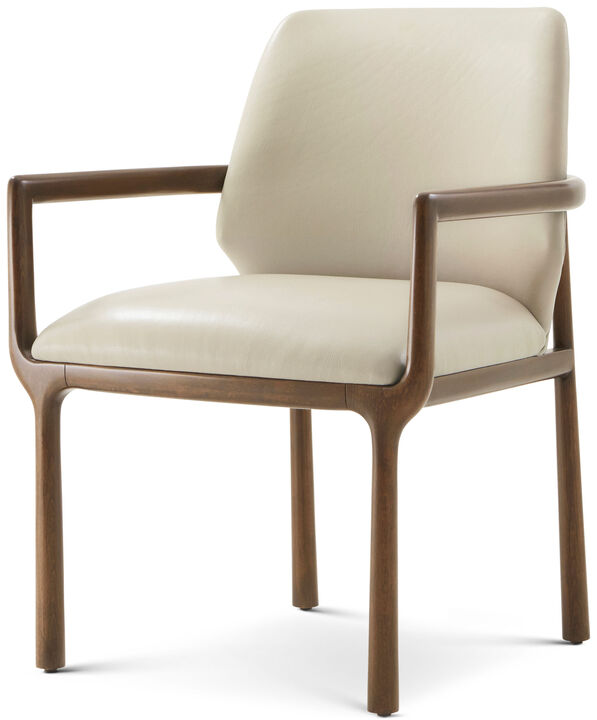 Kesden Leather Dining Armchair