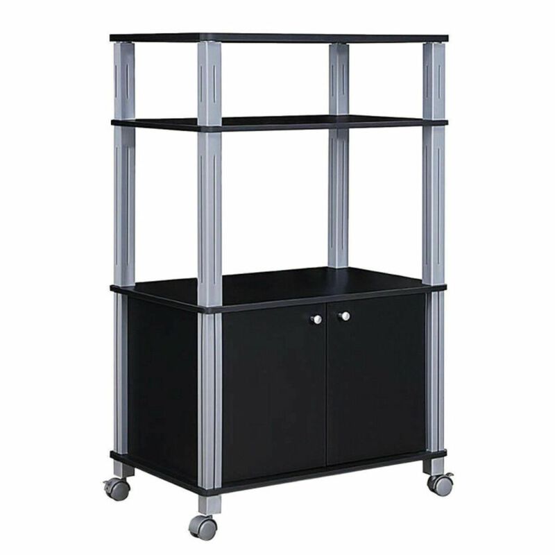 Microwave Rack Stand Rolling Storage Cart