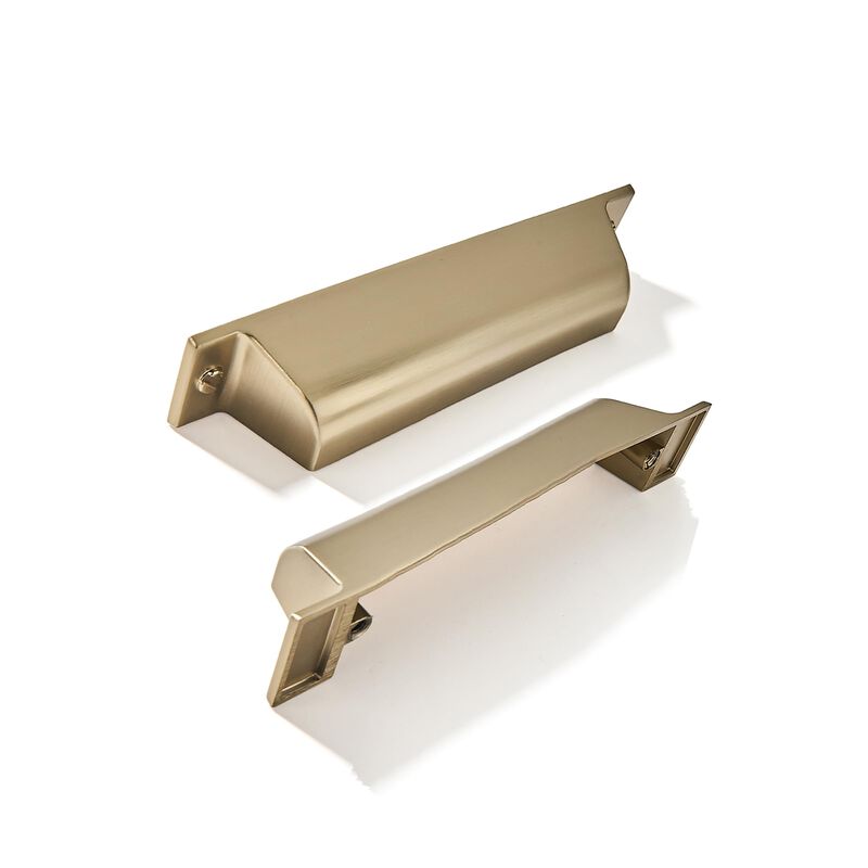 ZAUYX 10 Pack 3 Inch Center to Center Champagne Bronze Cabinet Cup Pulls Drawer Pulls Kitchen Hardware Honey Bronze Channing Cup