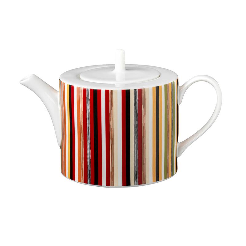 Tea & Coffee Pot STRIPES JENKINS 148, diam. 4.72", H 5.12" image number 0