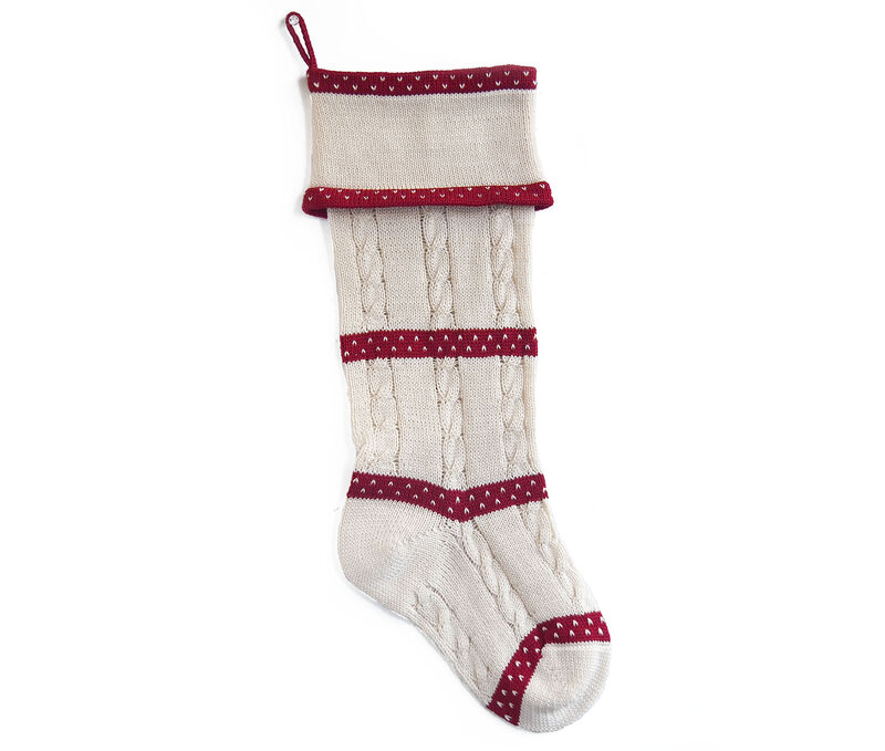 Cable-Knit Stocking image number 0