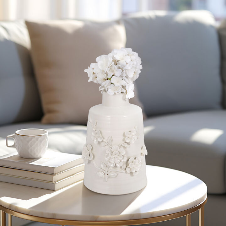 Bud Floral Solid Boho Vase