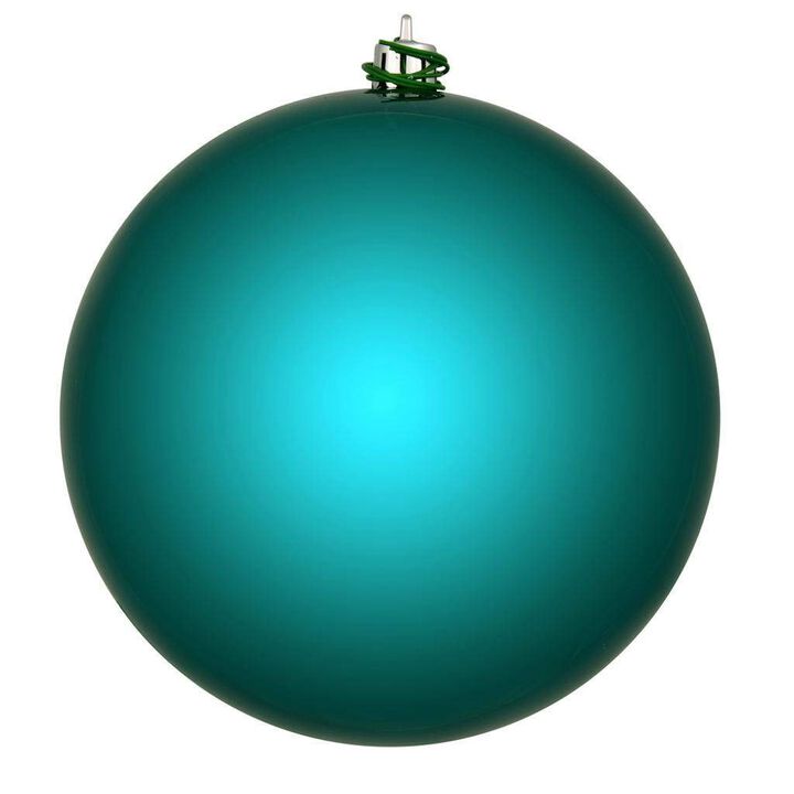 Vickerman 662106-6" Dark Teal Shiny Christmas Christmas Tree Ornament (4 Pack) (N591541DSV)