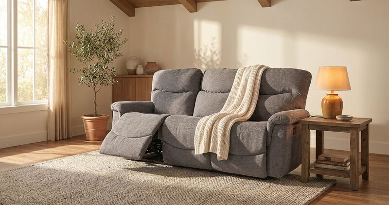 James Power Reclining Sofa with Headrest image number 1