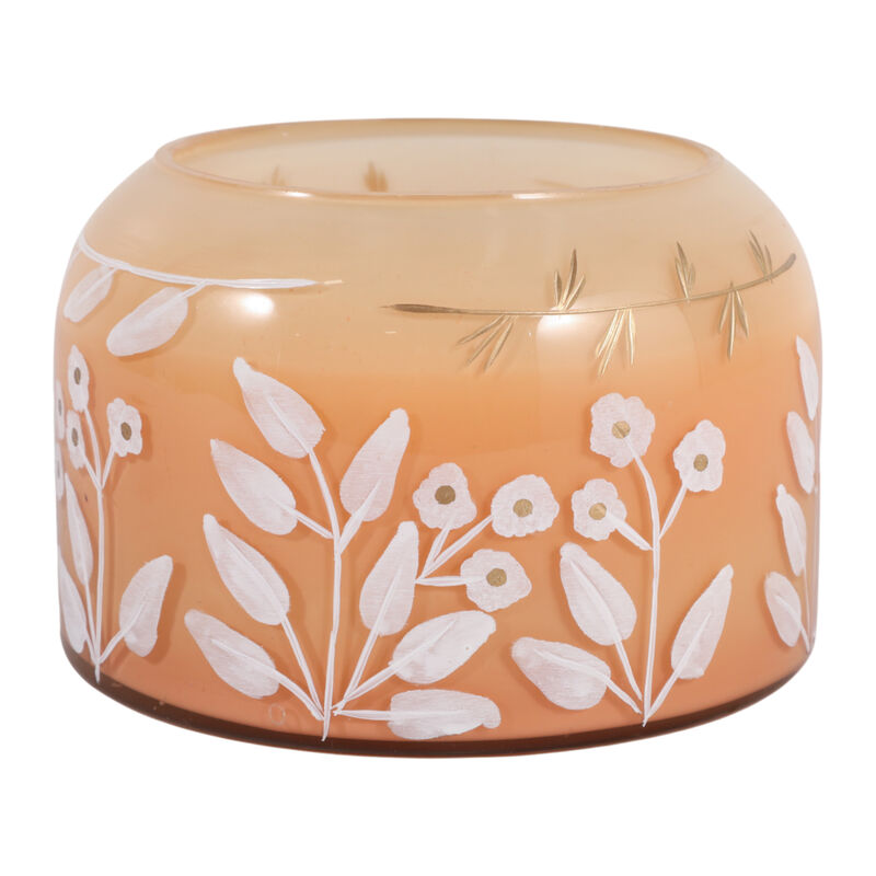 Jasmine Floral Pattern Candle image number 2