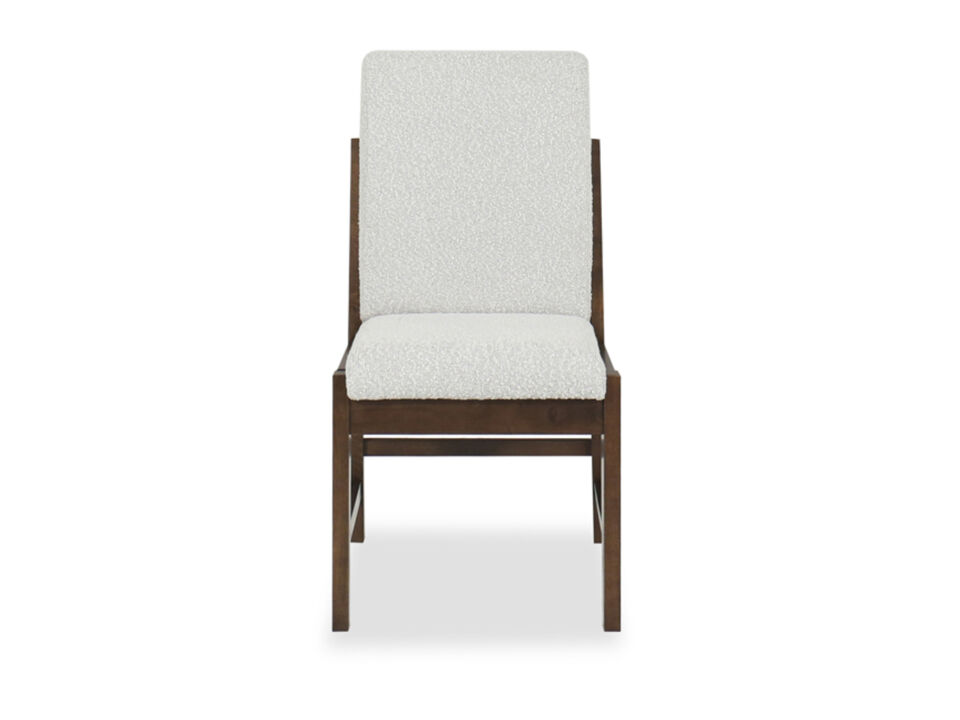 Brisbane Side Chair in Boucle Beige