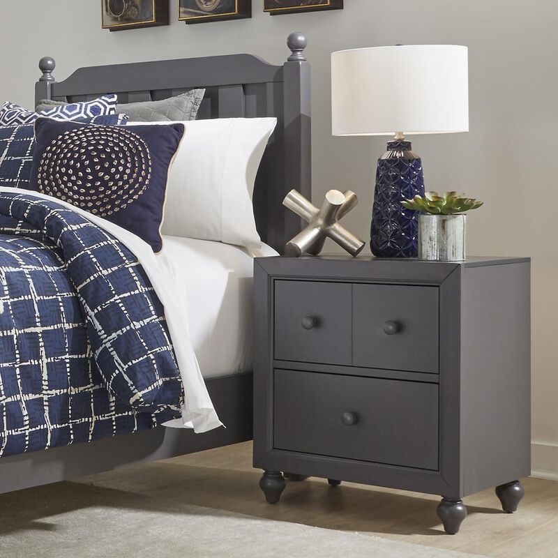 Liberty Furniture Cottage View Night Stand in Dark Gray image number 6