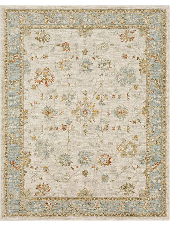 Adalia Iznik Cream 5' X 7' 6" Rug