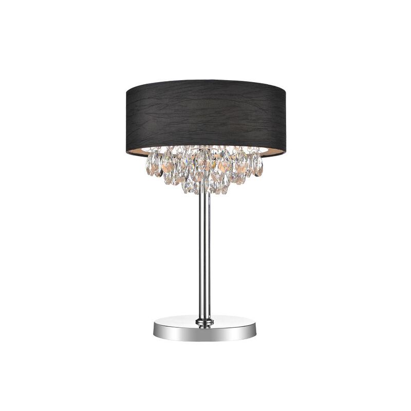 Dash 3 Light Table Lamp With Chrome Finish