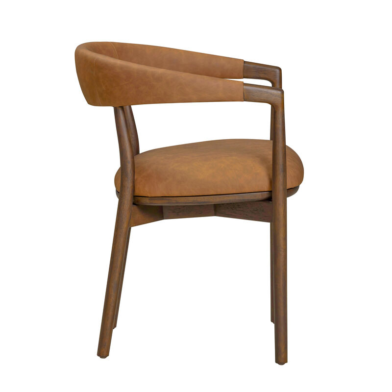 Vina Vegan Leather Dining Chair image number 3