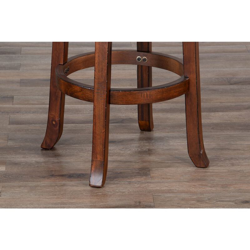 Sunny Designs Bar Swivel Stool, Cushion Seat (Set of 2) image number 2