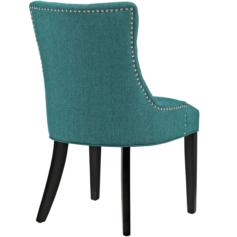 Regent Fabric Dining Chair, Beige-Benzara image number 2