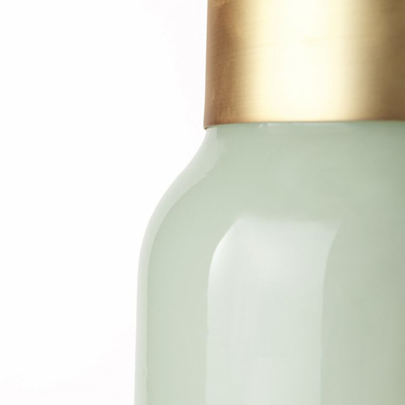 Glass Flower Vase – Narrow Decorative Vase for Tabletop, Living Room, or Office