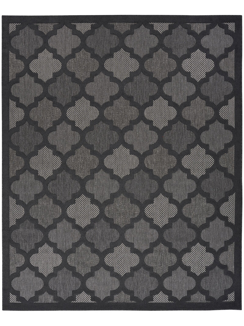 Easy Care NES01 Charcoal/Black 10' x 14' Rug