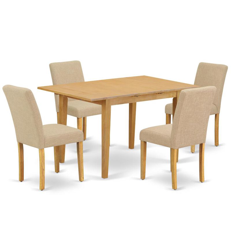 Dining Room Set Oak, NOAB5-OAK-04