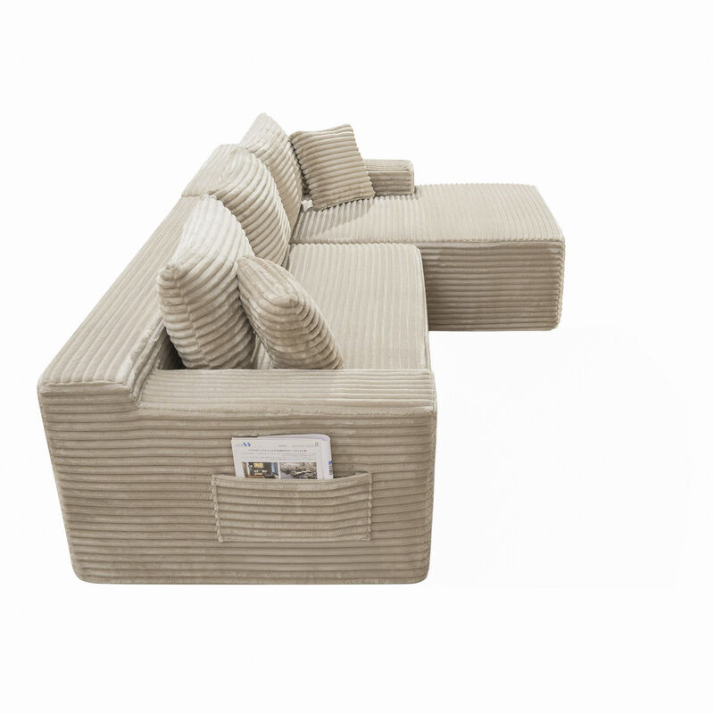 Zekrig 106.3" Cloud Modular Sectional image number 2