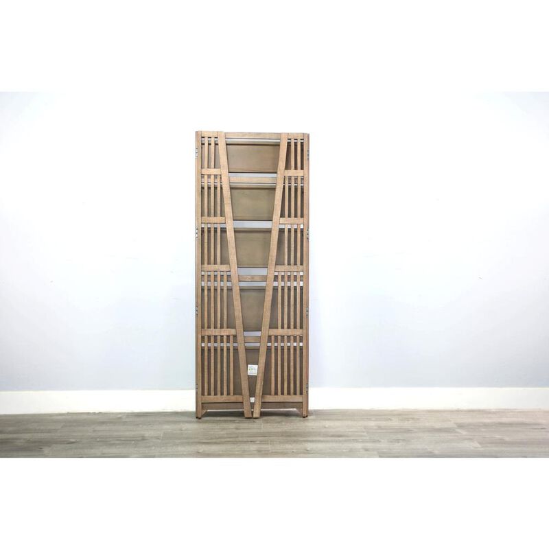 Sunny Designs  72 Mahogany Wood Folding Bookcase